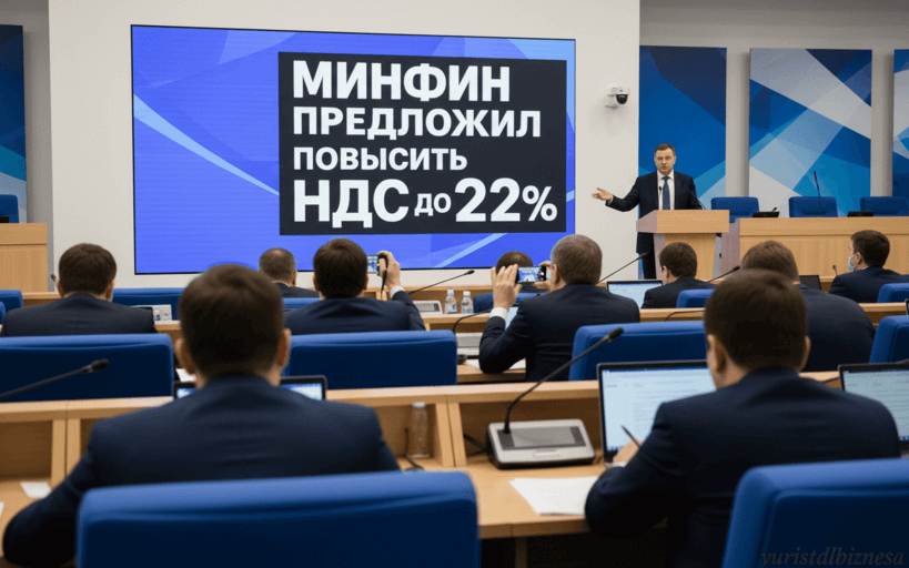 Минфин предложил повысить НДС до 22% и изменить правила для малого бизнеса