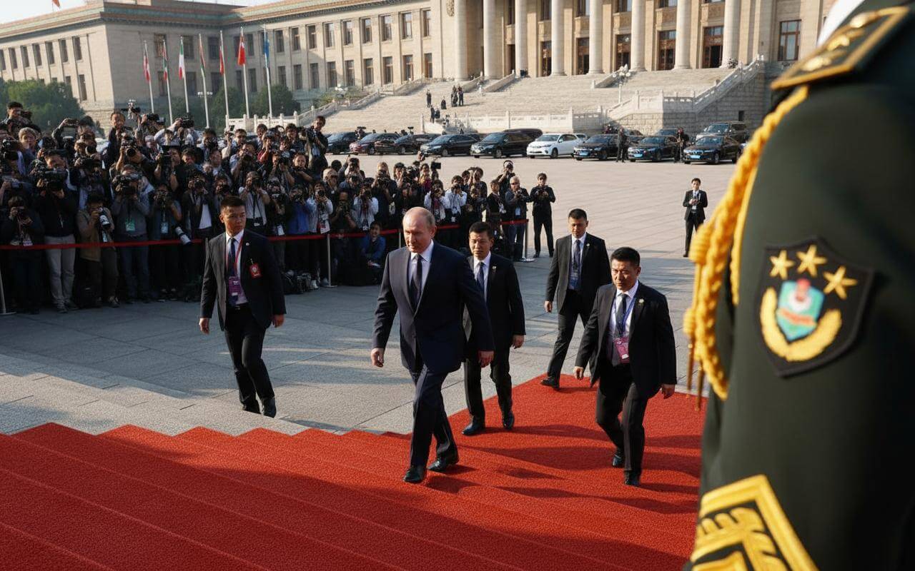 Переговоры Путина с лидерами Китая и Монголии стартовали в Пекине
