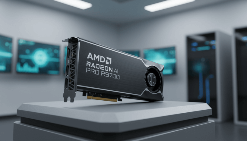 AMD представила видеокарту Radeon AI PRO R9700 с 32 ГБ памяти, обогнавшую RTX 5080