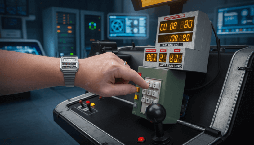 Casio выпустила переиздание часов CA-50 к 40-летию «Назад в будущее»
