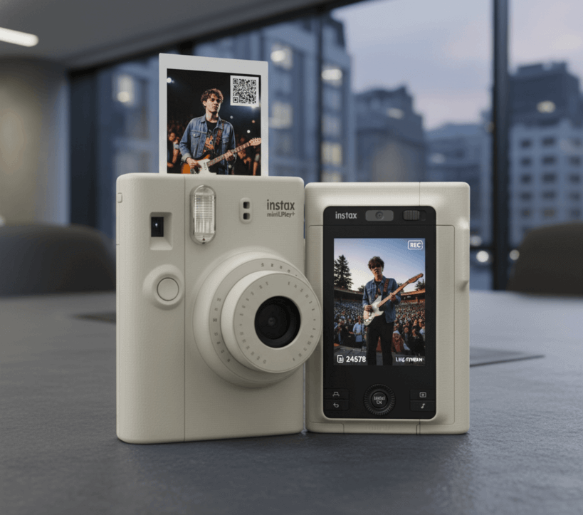 Fujifilm представила новую гибридную камеру Instax LiPlay Plus