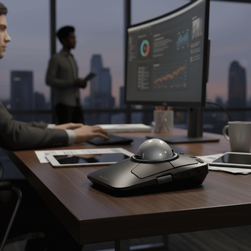 Kensington представила новый трекбол Expert Mouse TB800 EQ