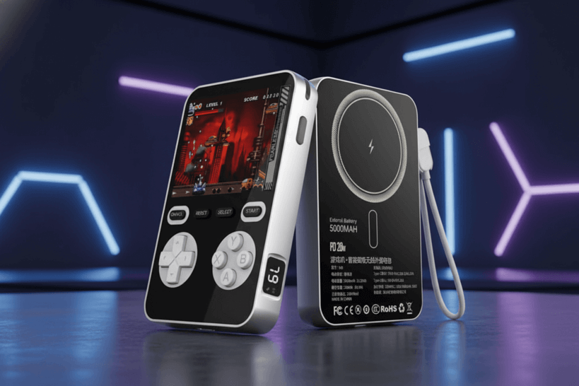 Oscar Japan выпустила ретроконсоль Mobile BOY с MagSafe-пауэрбанком