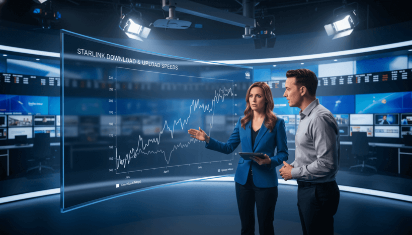 Скорость интернета Starlink выросла в 2025 году в тестах загрузки и отдачи