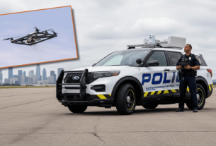 В Майами испытывают беспилотный полицейский авто с запуском дронов