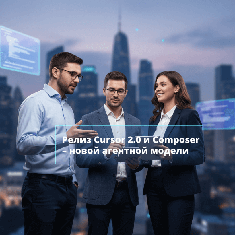 Вышли Cursor 2.0 и Composer — агентная модель быстрее GPT-5 в 4 раза
