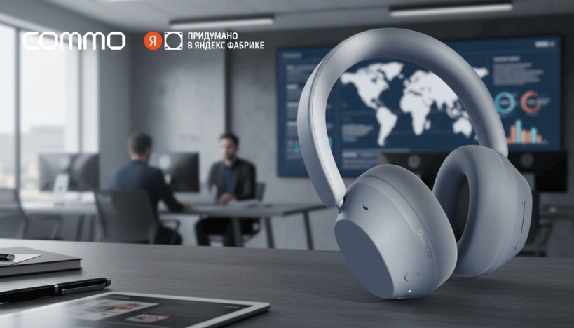 «Яндекс Фабрика» выпустила новые наушники Commo One 2.0 с Multipoint