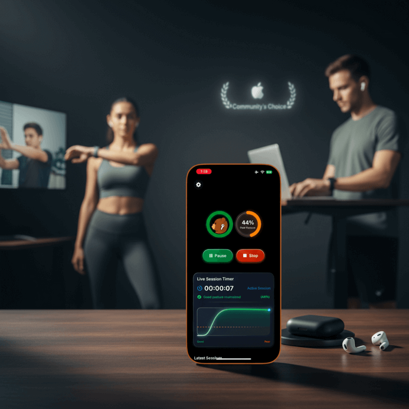 Представлено AirPosture — приложение для контроля осанки через AirPods