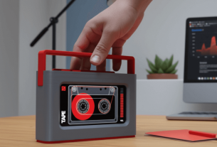 Создан чехол для смартфона в стиле кассетного плеера