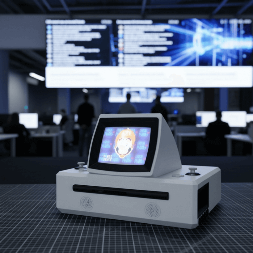 Энтузиаст создал док-станцию Switch 2 с ЭЛТ-экраном для ретро-игр