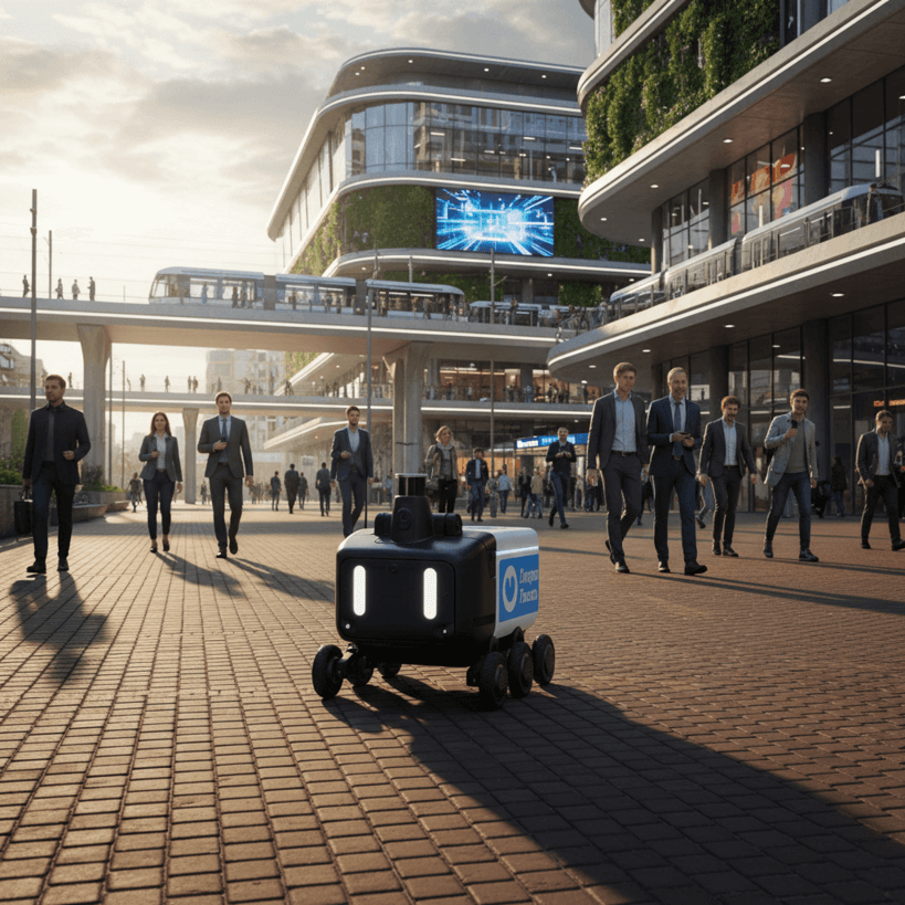 В Санкт‑Петербурге заработала доставка роботами от «Яндекса»