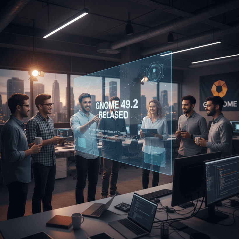 Вышла новая версия рабочего окружения GNOME 49.2