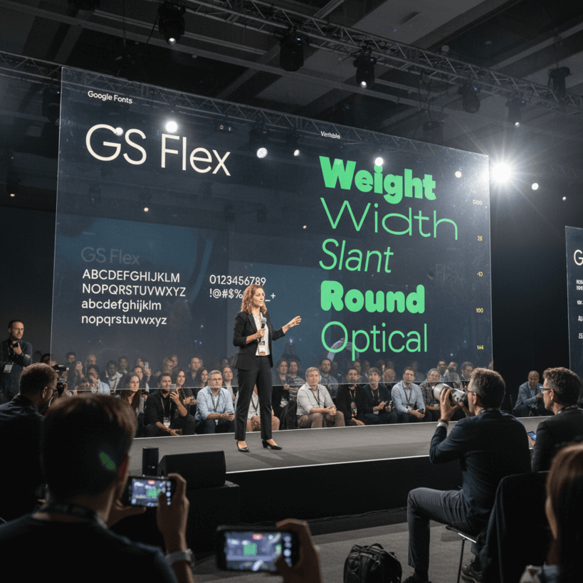 Google открыла бесплатный доступ к шрифту GS Flex