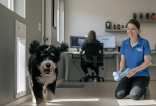 High Tech Pet выпустила электроприводные двери для домашних животных