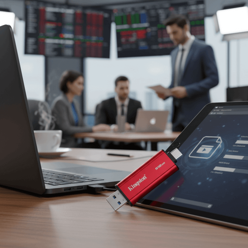 Kingston представила портативный SSD в форм-факторе флешки