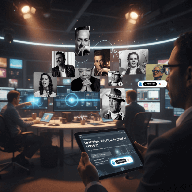 Компания ElevenLabs открыла маркетплейс с голосами звёзд на ИИ