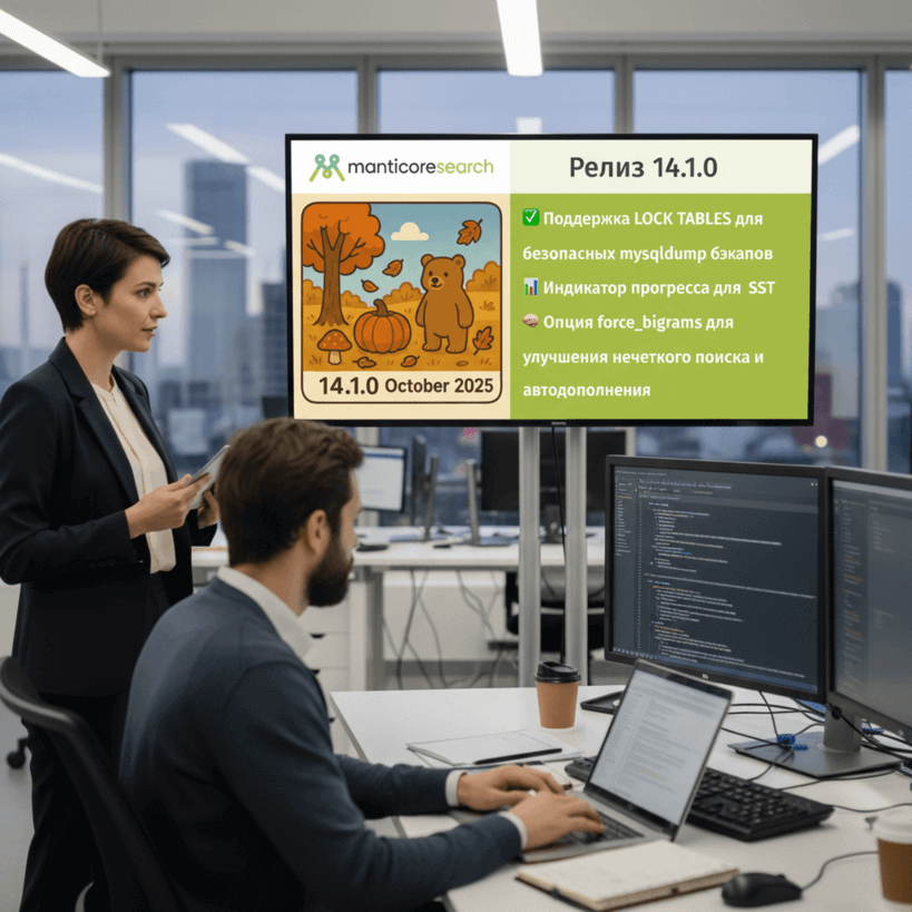 Выпущена новая версия поисковой системы Manticore Search 14.1.0