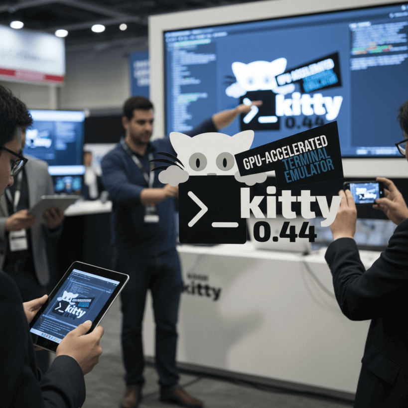 Выпущена новая версия терминала Kitty 0.44