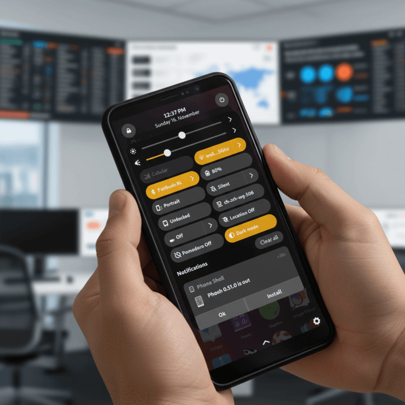 Выпущено обновление Phosh 0.51 — оболочки GNOME для смартфонов