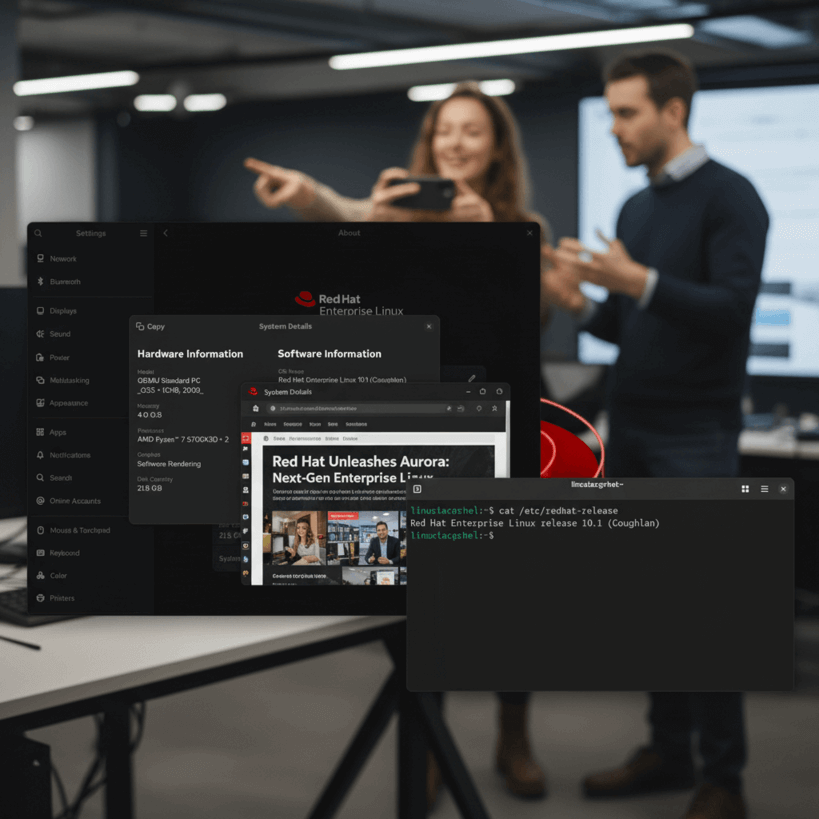 Выпущено обновление Red Hat Enterprise Linux версии 10.1