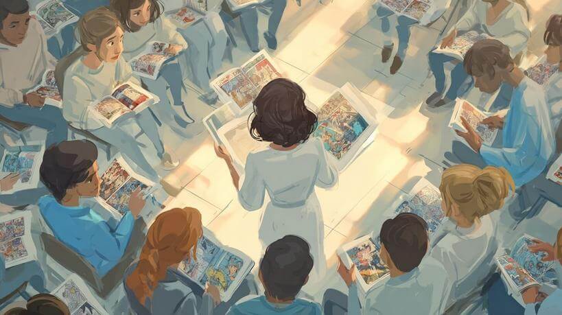 Образовательные комиксы как инструмент обучения: обзор и применение