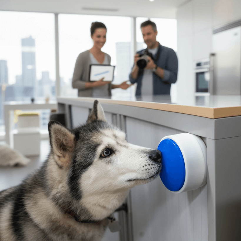 Представили проект кнопки для управления «умным» домом собак