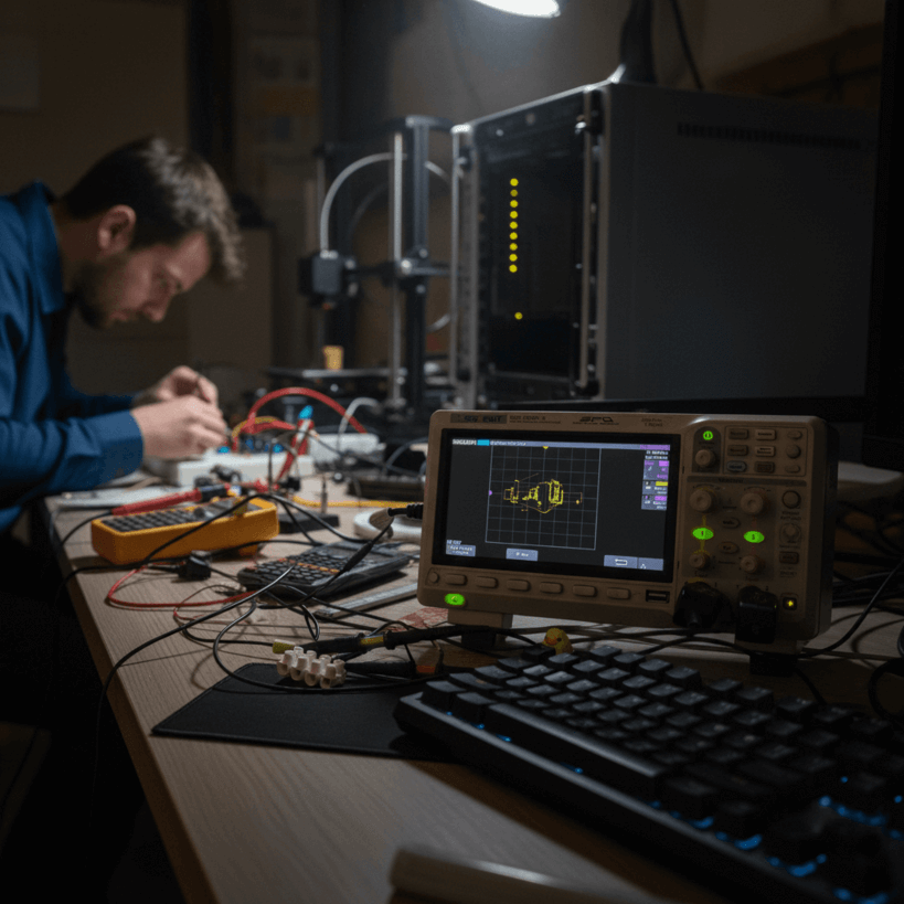 Разработчик запустил Doom на осциллографе в режиме X-Y