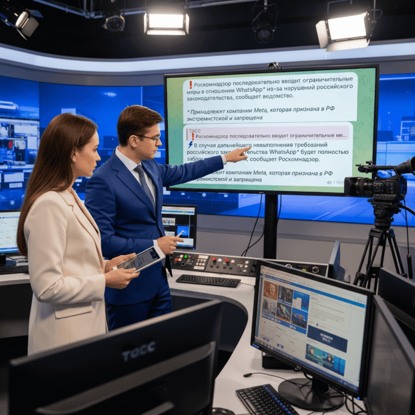 Роскомнадзор начал поэтапно вводить ограничения против WhatsApp