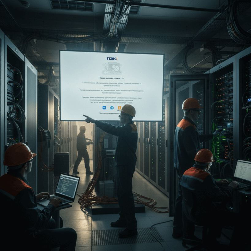 У транспортной компании ПЭК случился масштабный сбой в инфраструктуре