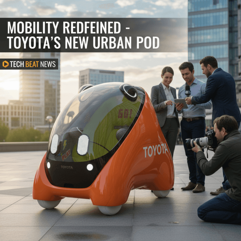 Toyota показала концепт электромобиля Mobi для детей