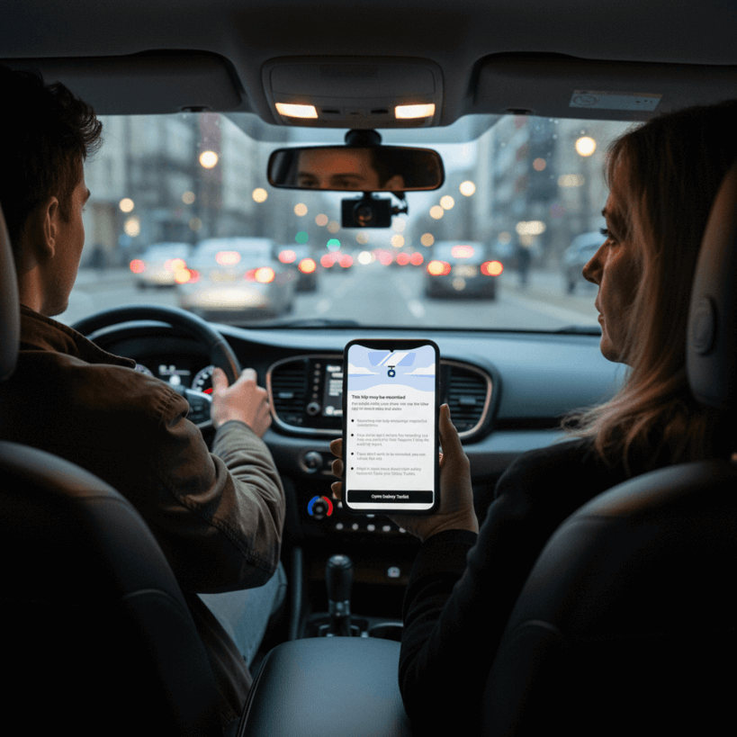 Uber тестирует функцию видеозаписи поездок в приложении для водителей Индии