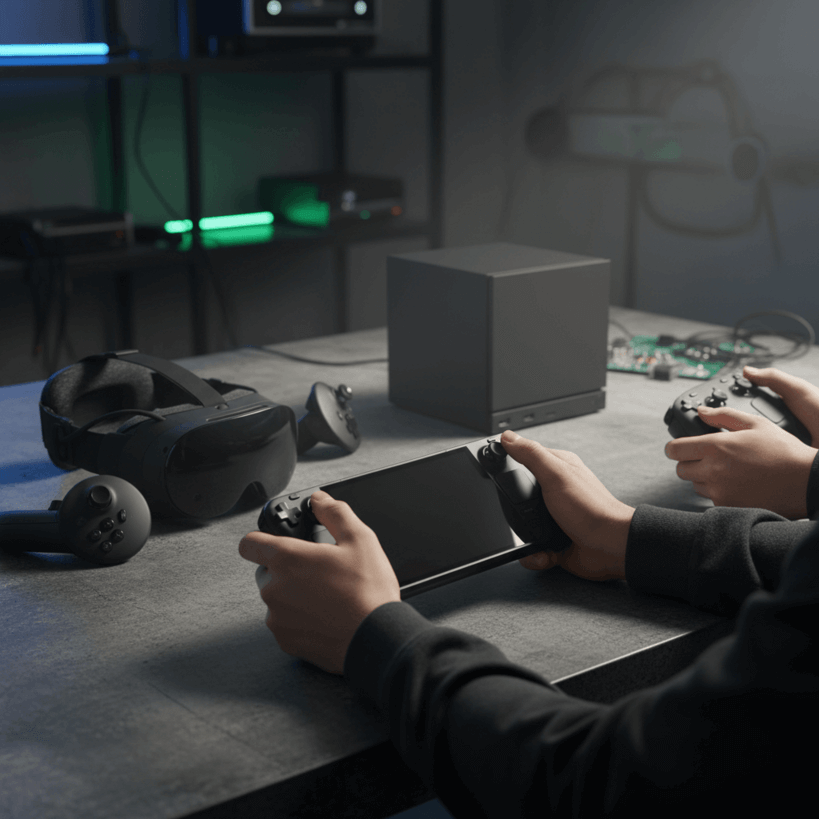 Valve представила мини-ПК, новый контроллер и шлем виртуальной реальности