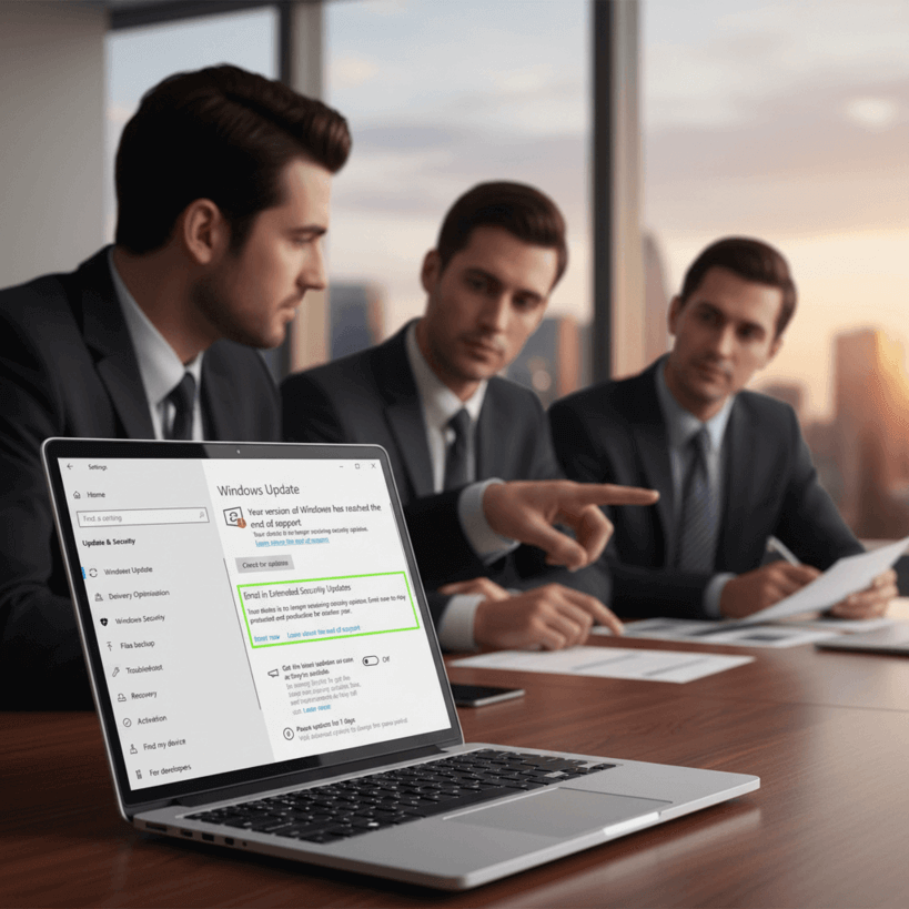 Windows 10 ошибочно уведомляет о завершении поддержки даже с ESU