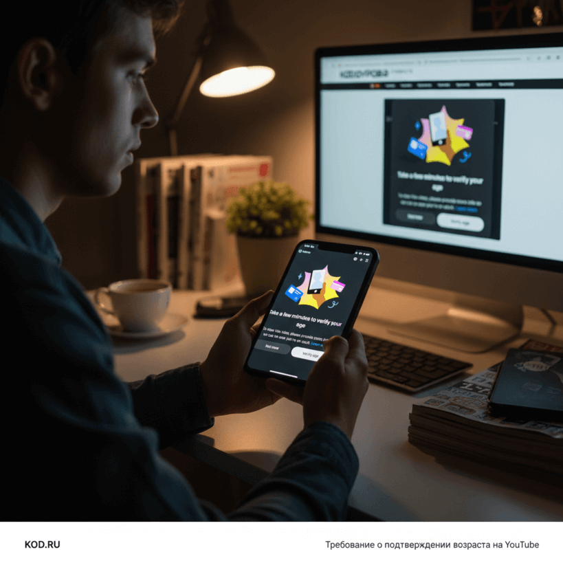 YouTube начал требовать подтверждение возраста через паспорт в СНГ