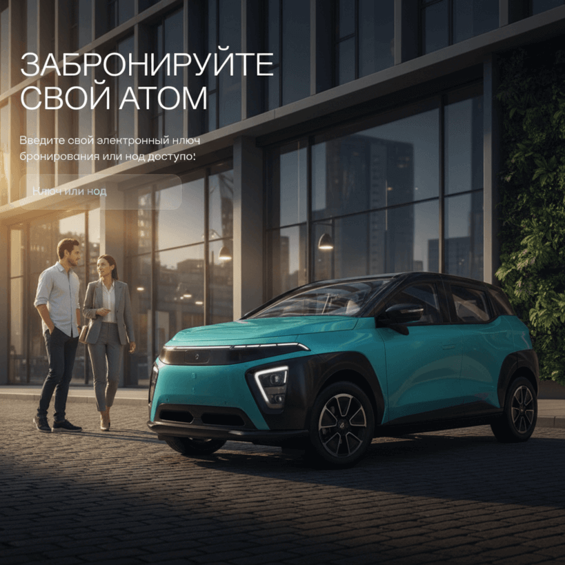 Стала известна цена базовой версии электромобиля «Атом» — 3,9 млн рублей