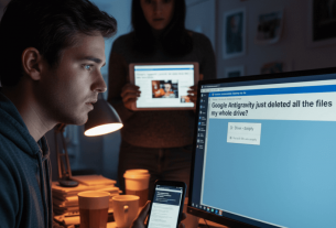 Google Antigravity самовольно удалил файлы с диска D пользователей