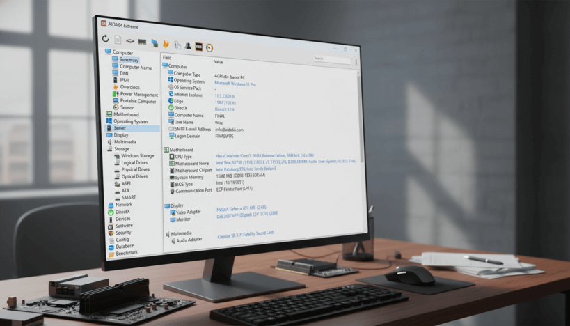 Вышла новая версия AIDA64 8.20