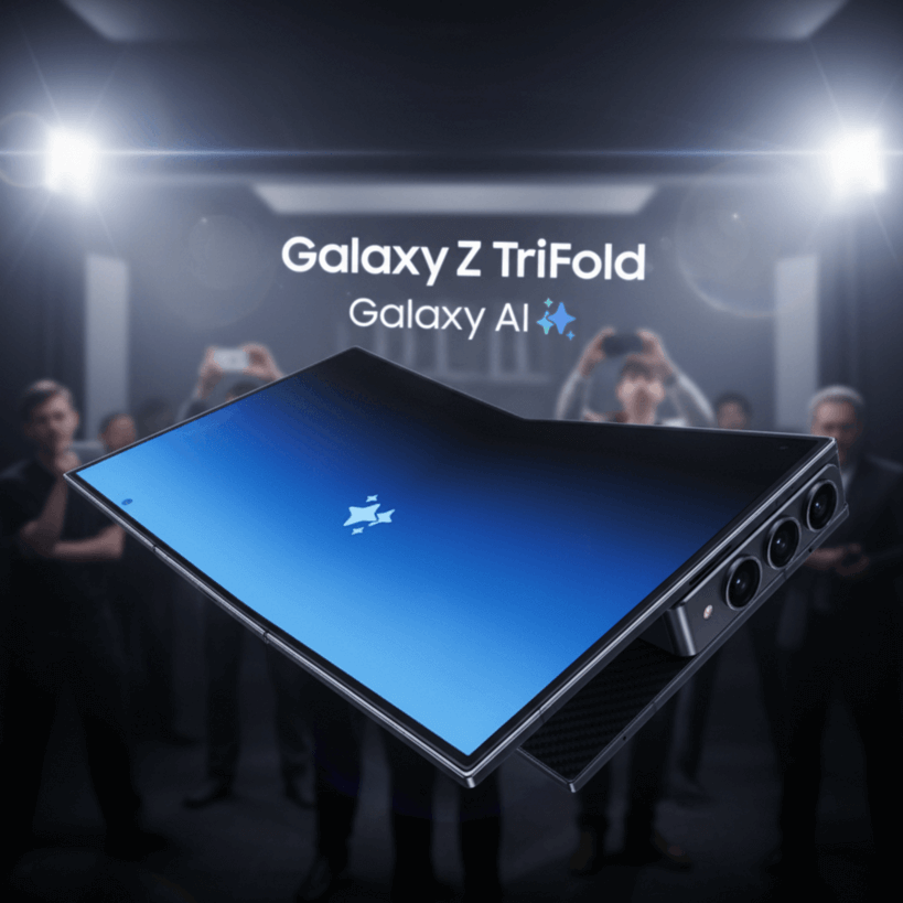 Samsung показала складной смартфон Galaxy Z TriFold, превращающийся в планшет
