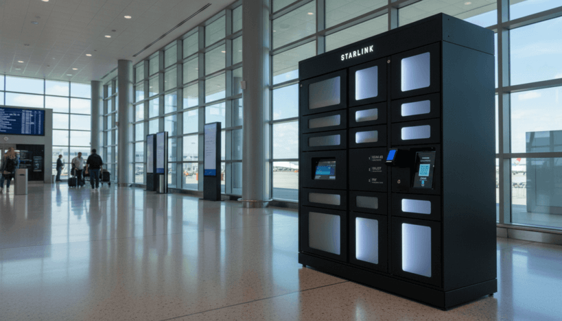 SpaceX запустила продажу комплектов Starlink в вендинговых автоматах США