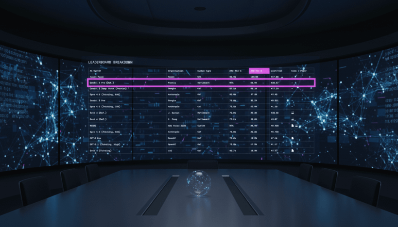 Стартап экс-сотрудников DeepMind опередил Gemini 3 на тесте ARC-AGI-2