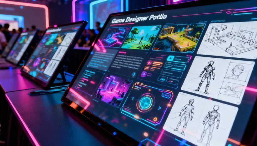 Портфолио геймдизайнера: что включить и как презентовать свои идеи работодателям