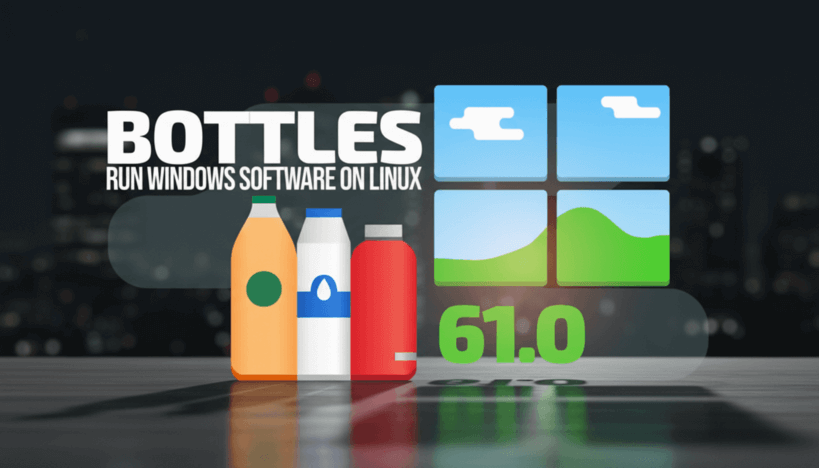Вышел Bottles 61.0 — оболочка Wine для запуска Windows-приложений в Linux