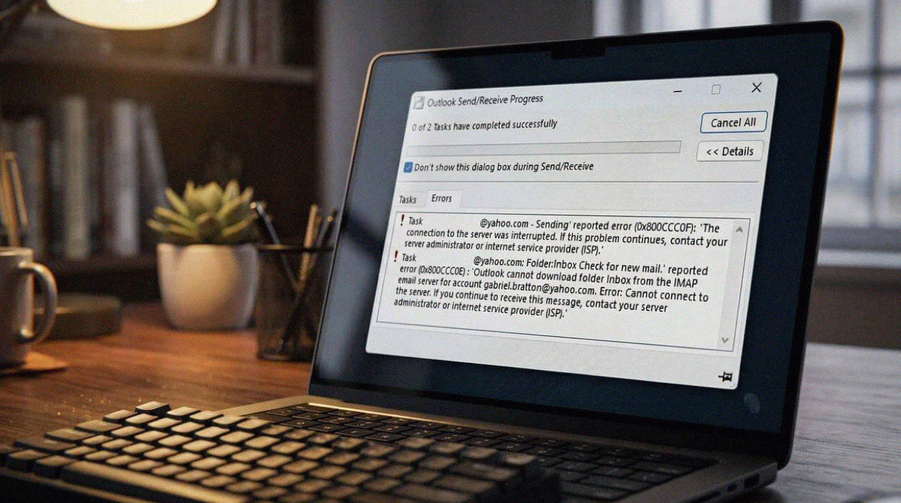 Microsoft починила сбой Gmail и Yahoo в Outlook Classic