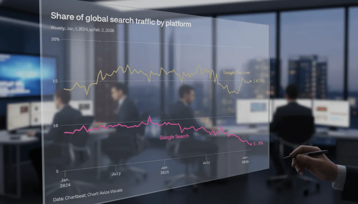 Трафик из Google на сайты упал до 60% после ИИ-сводок