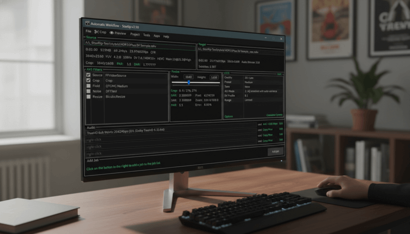 Вышла версия StaxRip 2.52.0 — бесплатной утилиты для кодирования видео