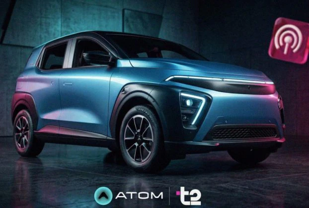 Российский электромобиль «Атом» получил интернет по eSIM