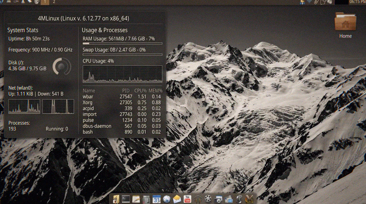 Вышел 4MLinux 51.0: Linux 6.12 LTS и драйверы для старых ПК
